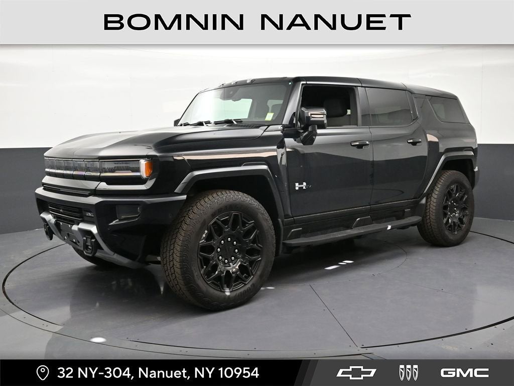 2025 GMC HUMMER EV SUV 2X in Void Black — front three-quarter view