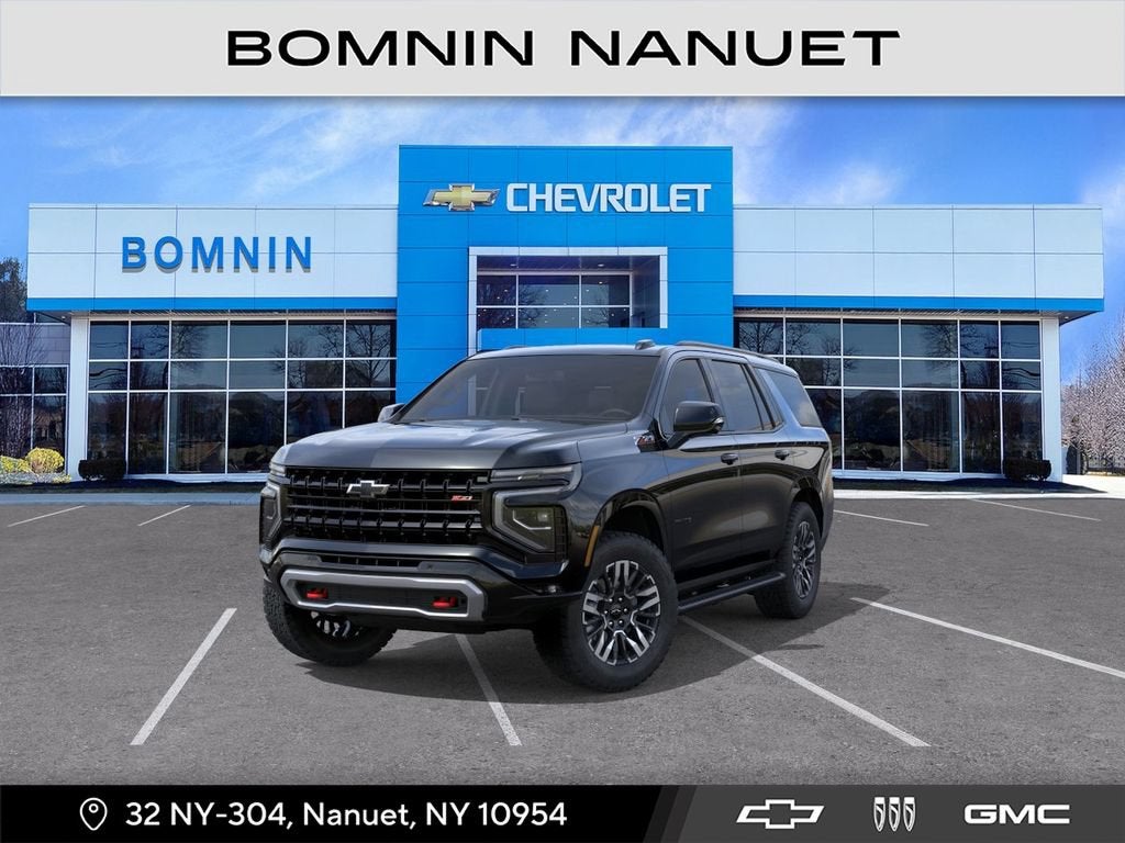 2026 Chevrolet Tahoe Z71 in Black — front three-quarter view