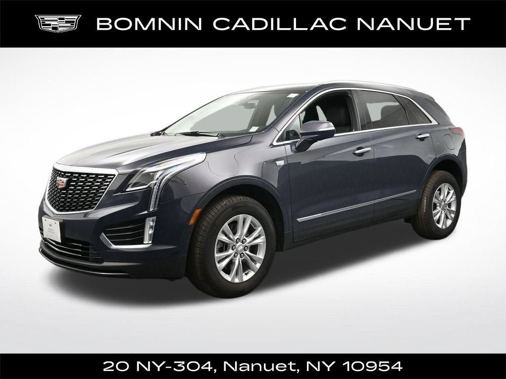 2025 Cadillac XT5 Luxury in Midnight Sky Metallic — front three-quarter view