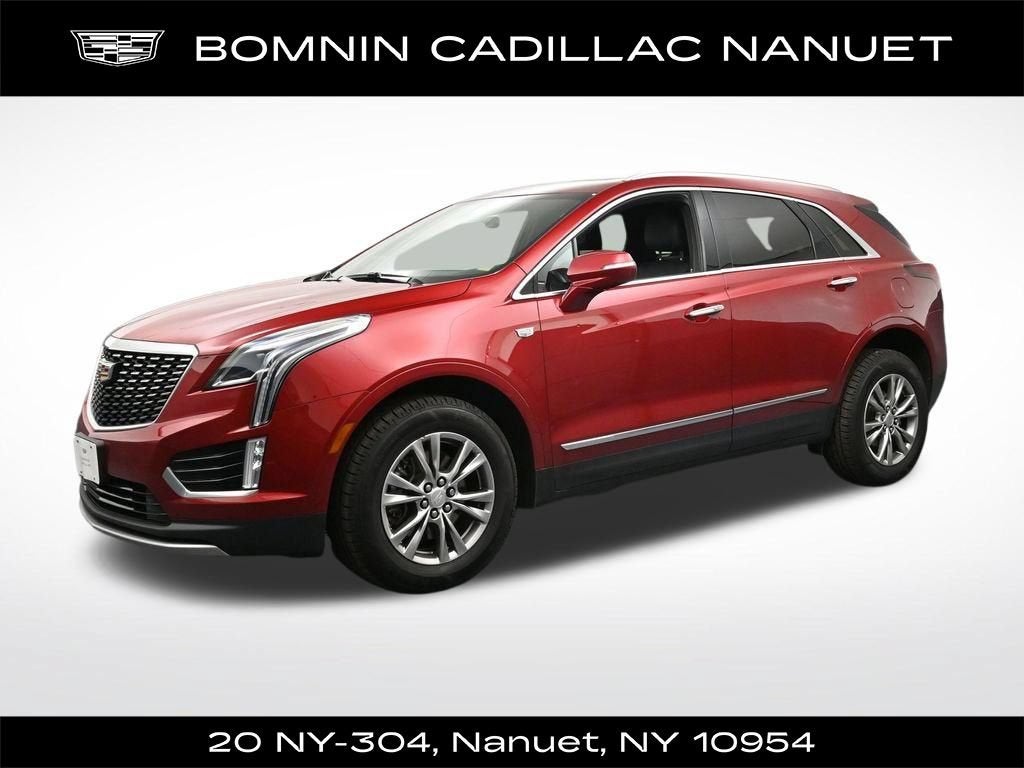 2023 Cadillac XT5 Premium Luxury in Radiant Red Tintcoat — front three-quarter view