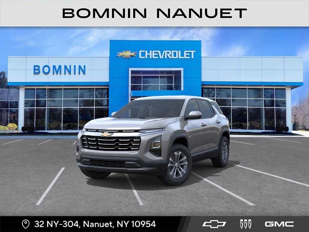 2026 Chevrolet Equinox LT in Sterling Gray Metallic — front three-quarter view