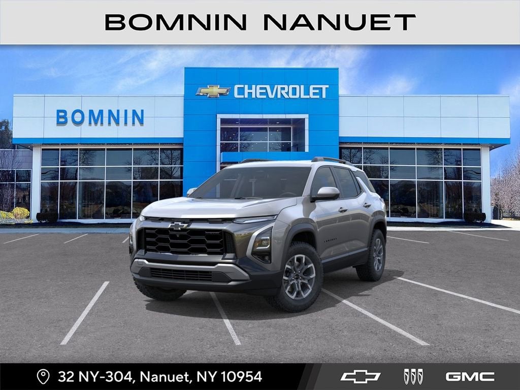 2026 Chevrolet Equinox ACTIV in Sterling Gray Metallic — front three-quarter view