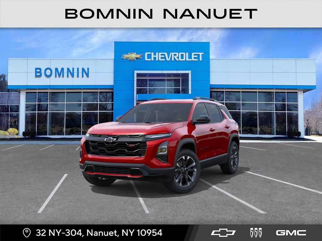2027 Chevrolet Equinox AWD RS in Radiant Red Tintcoat — front three-quarter view