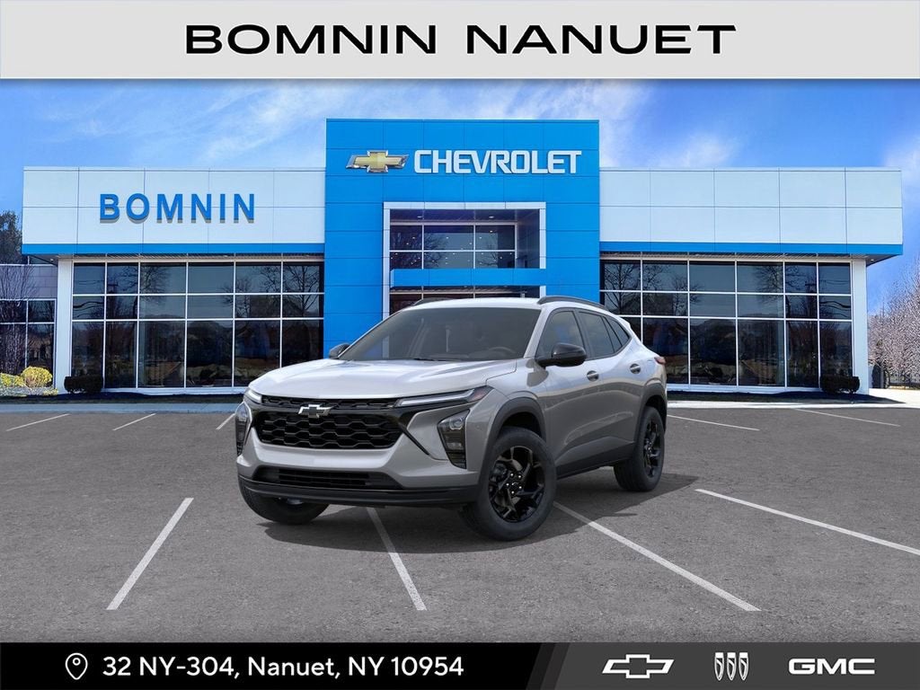2026 Chevrolet Trax LT in Sterling Gray Metallic — front three-quarter view