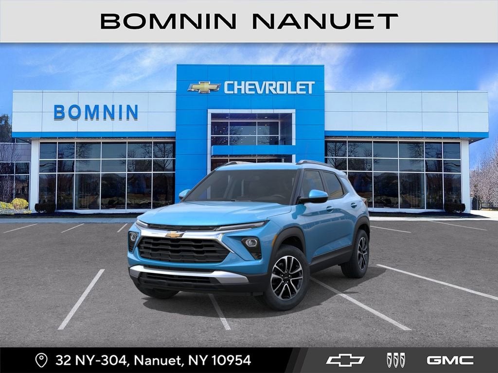 2026 Chevrolet Trailblazer LT in Marina Blue Metallic — front three-quarter view